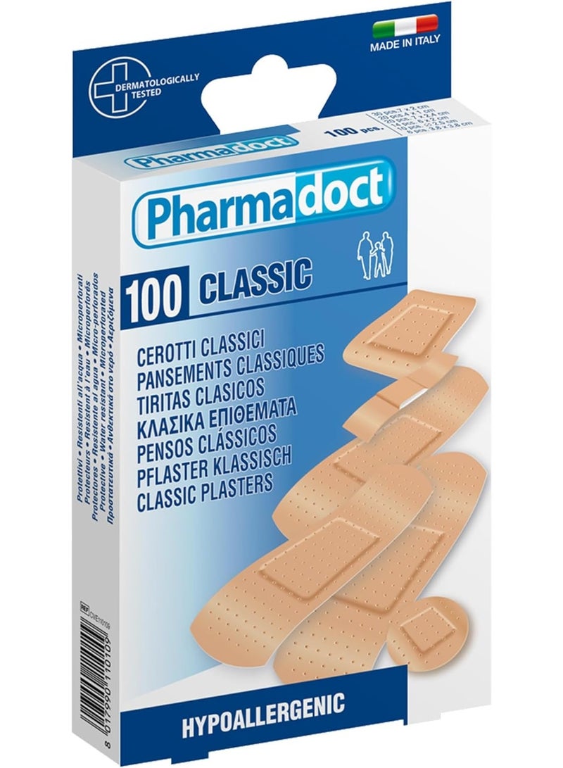Pharmadoct Plasters Set 100-Pieces, Assorted - Image 1