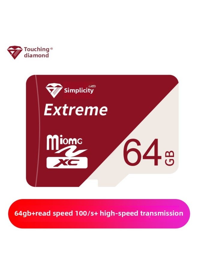 Diamond TF Card Memory Card SD16g 32G 64G 128G Mobile Phone Camera Driving Recorder Memory Card-Color:Special Version For Children's Camera-Capacity:128GB