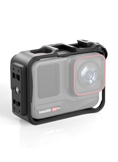 aMagisn Protective Frame for Ace/AcePro/AcePro2 – Secure Lock Design, Full Screen Access, Cold Shoe Mount, Quick Release for Horizontal & Vertical Shooting – Action Camera Cage  - Image 1