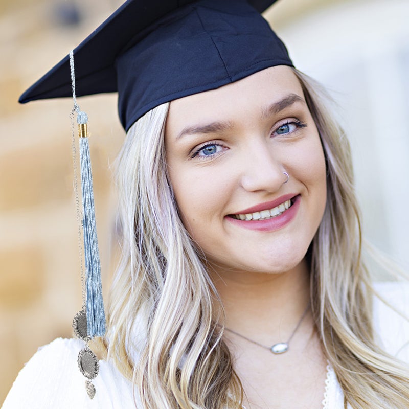 Grad Cap Decorations, Personalized Photo Charms for Memorable Celebrations, Durable Design - Image 3