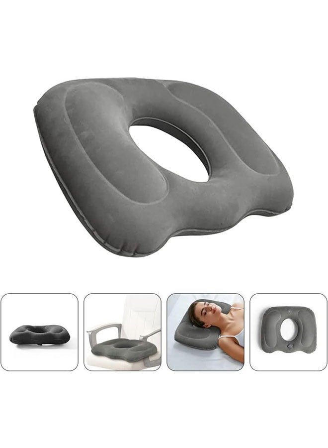 Multifunctional Inflatable Seat Cushion To Prevent Acne And Relieve Pain In The Buttocks And Tailbone. Office Chair Cushion - Image 1