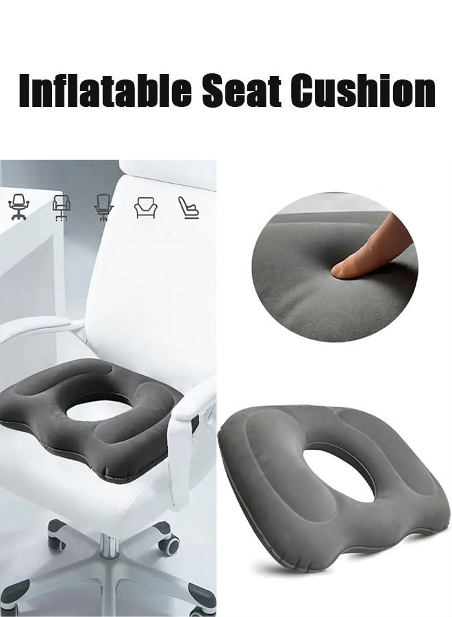 Multifunctional Inflatable Seat Cushion To Prevent Acne And Relieve Pain In The Buttocks And Tailbone. Office Chair Cushion - Image 5