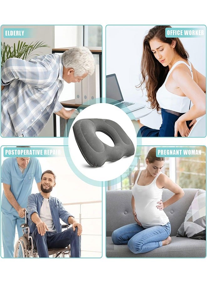 Multifunctional Inflatable Seat Cushion To Prevent Acne And Relieve Pain In The Buttocks And Tailbone. Office Chair Cushion - Image 4