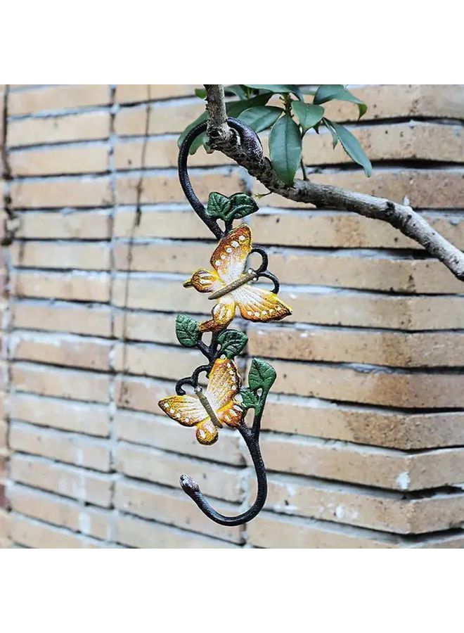Farmhouse S Shaped Heavy Duty Wall Hook Dragonfly Color Rustic Cast Iron Hanger - Image 5