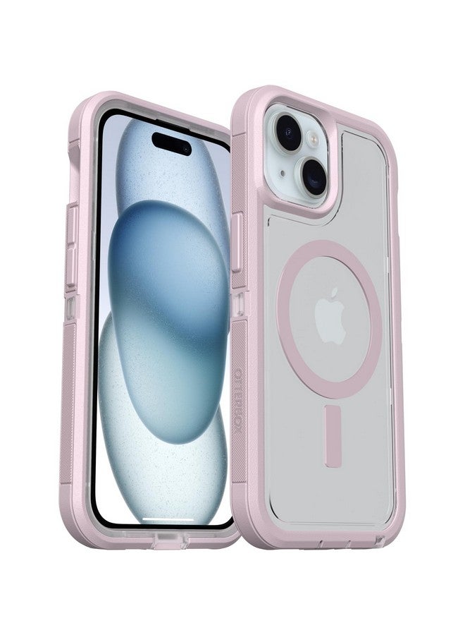 Otterbox OtterBox iPhone 16e, 15, 14, & 13 Defender Series XT Clear Case - Mountain Frost (Clear), screenless, Rugged, Snaps to MagSafe, Lanyard Attachment  - Image 5