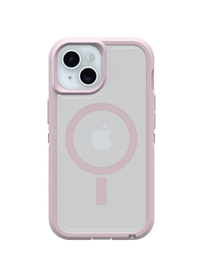Otterbox OtterBox iPhone 16e, 15, 14, & 13 Defender Series XT Clear Case - Mountain Frost (Clear), screenless, Rugged, Snaps to MagSafe, Lanyard Attachment  - Image 1