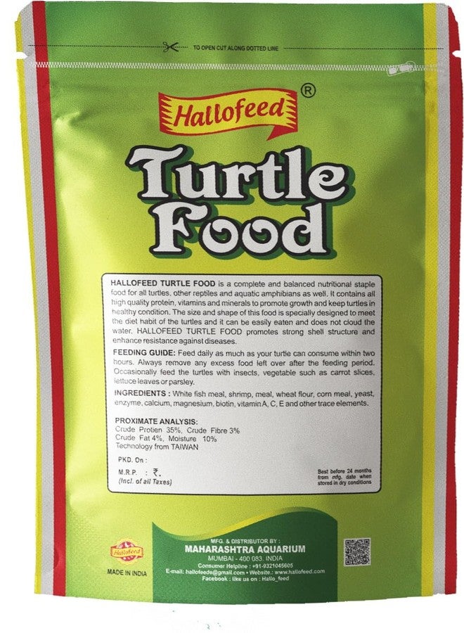 Hallofeed Aquatic : Premium Special Dried Turtle Food for All Tortoise Life Stages and Species | Enhances Growth and Development | 100 G x 2,All Life Stages - Image 5