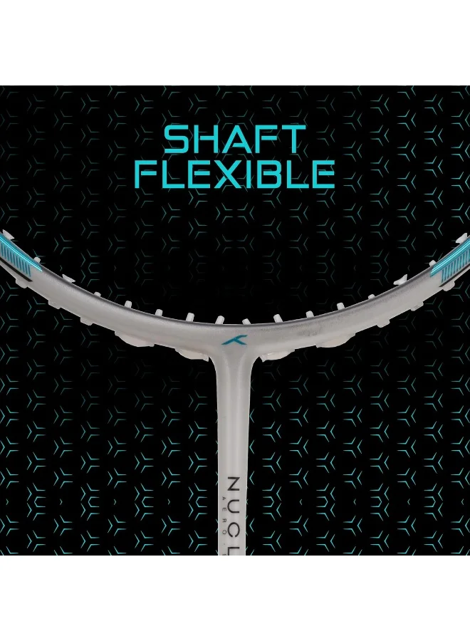 HUNDRED Nuclear 78 Carbon Fibre Unstrung Badminton Racket With Full Racket Cover