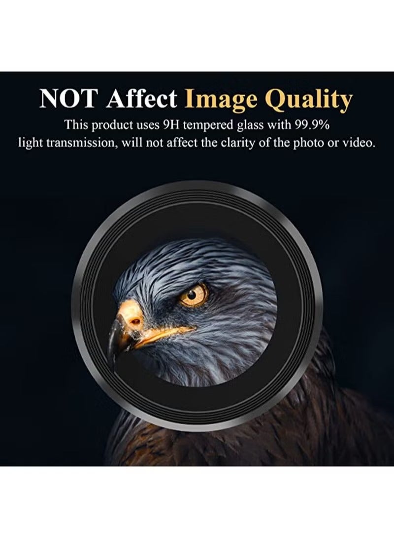 Camera Lens Glass Protector With Ring For iPhone 17 Pro Max/17 Pro - Orange - Image 4