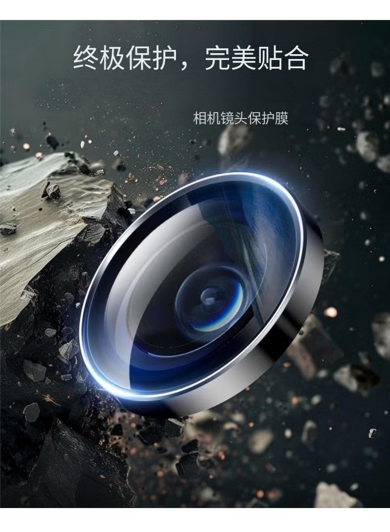 Camera Lens Glass Protector With Ring For iPhone 17 Pro Max/17 Pro - Orange - Image 5