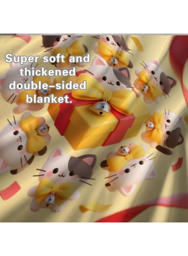 general Wisdom Fairy (latest) flannel thin blanket (warm and comfortable, suitable for sleep, game use, dust and sandproof) 150cm*200cm - 54 - Image 5