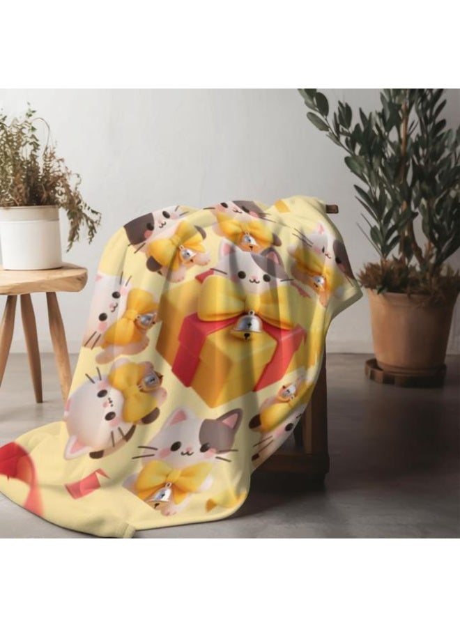 general Wisdom Fairy (latest) flannel thin blanket (warm and comfortable, suitable for sleep, game use, dust and sandproof) 150cm*200cm - 54 - Image 3
