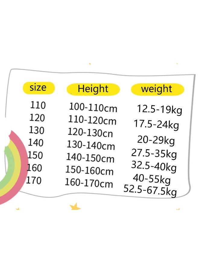 Al Aoyama Giraffe Animal Costume, Cartoon Plush Jumpsuit for Kids Family Matching Stage Performance Outfit, Role Play Game Suit (110-170cm)  - Image 3