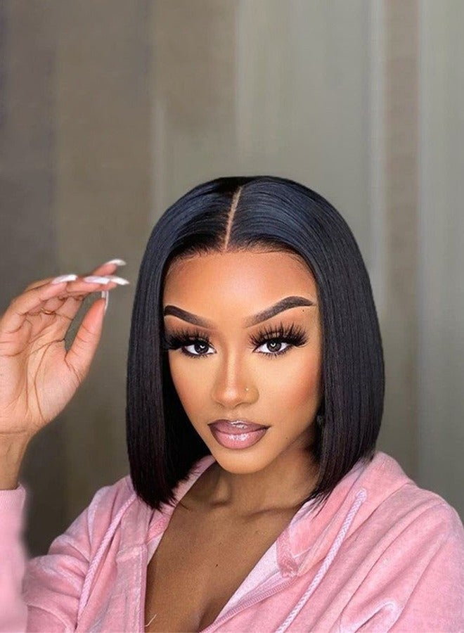 High Temperature Silk Machine Woven Medium Split Wave Wig - Image 2