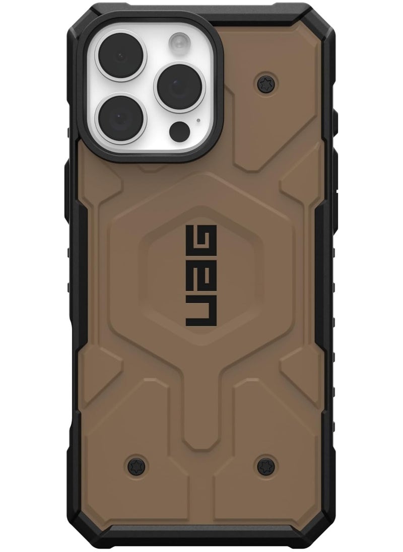 Urban Armor Gear UAG Pathfinder MagSafe for iPhone 16 Pro Max Case Cover [18 Feet Drop tested]  - Dark Earth  - Image 4