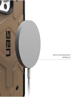 Urban Armor Gear UAG Pathfinder MagSafe for iPhone 16 Pro Max Case Cover [18 Feet Drop tested]  - Dark Earth  - Image 5