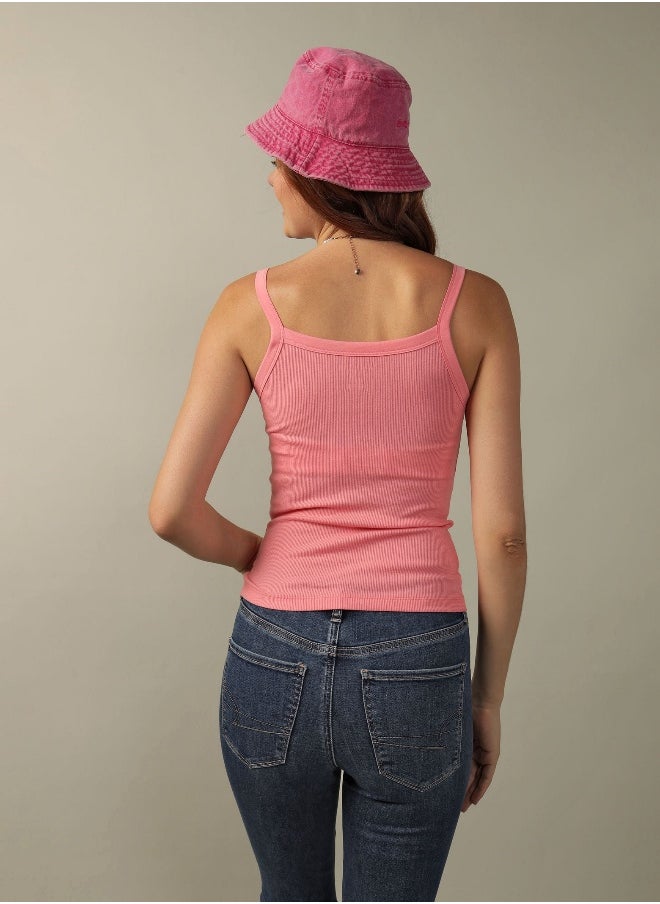 American Eagle - AE Cropped Classic Tank Top - Image 1
