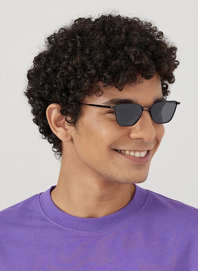 Blackout Mint,Unisex Sunglasses, Cat Eye Sunglasses, UV Protection: UV400 (Black,Black) - Image 5