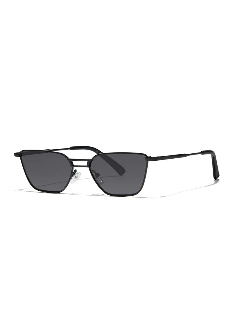 Blackout Mint,Unisex Sunglasses, Cat Eye Sunglasses, UV Protection: UV400 (Black,Black)
