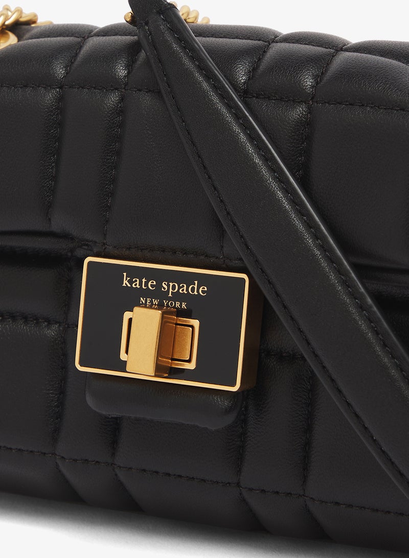 كيت سبيد حقيبة كروس بودي بغطاء مزين بشعار - Image 4