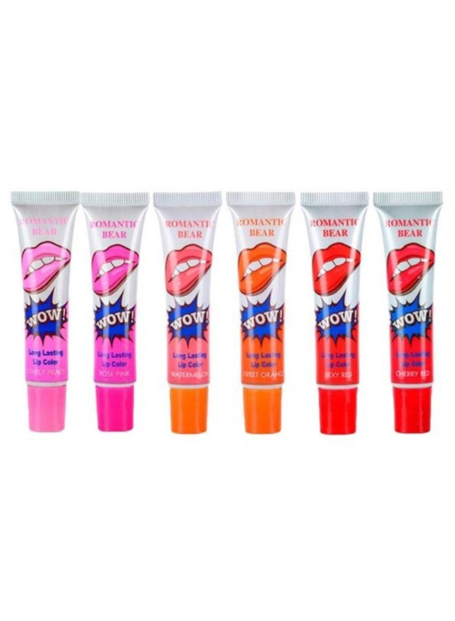 VeniCare 6-Piece Long Lasting Lip Colour Set Multicolor - Image 4