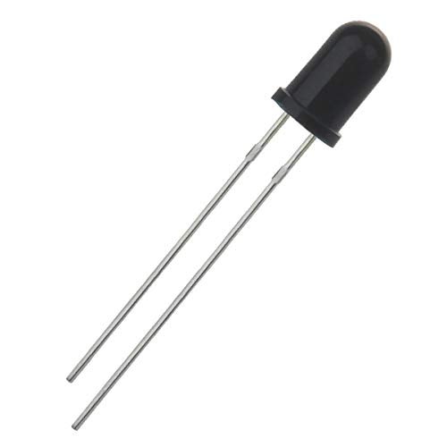 Invento 25pcs 5mm 940nm IR Receiver LED Diode Lights Clear Infrared DC 1.2V 30mA 70mW for DIY Projects - Image 1
