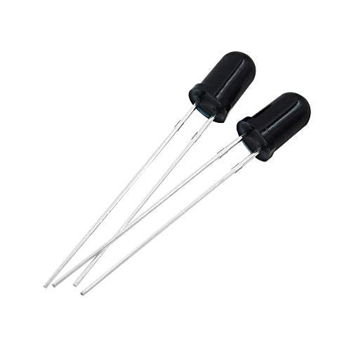 Invento 25pcs 5mm 940nm IR Receiver LED Diode Lights Clear Infrared DC 1.2V 30mA 70mW for DIY Projects - Image 3