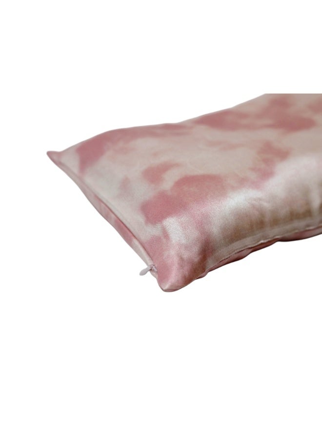 Silk Me 100% Pure Mulberry Silk Mustard Seeds Pillow 22 Momme - Baby Head Shaping Pillow - Detachable Seeds Attachment - Prevents Bald Spots, Hair Loss & Knotting - 0-12 Months (Pink Sky) - Image 2