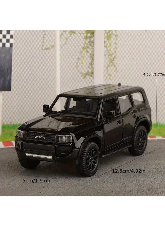 Toyota Land Cruiser 250 Blue Pull Back Die Cast Model Car Alloy Toy - Image 5