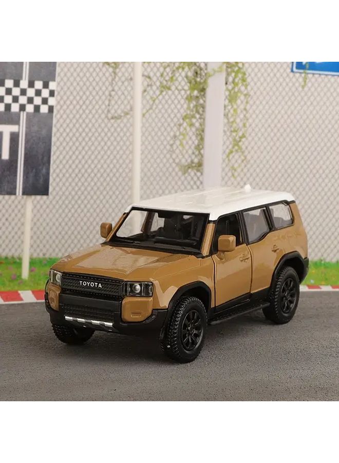 Toyota Land Cruiser 250 Blue Pull Back Die Cast Model Car Alloy Toy - Image 4