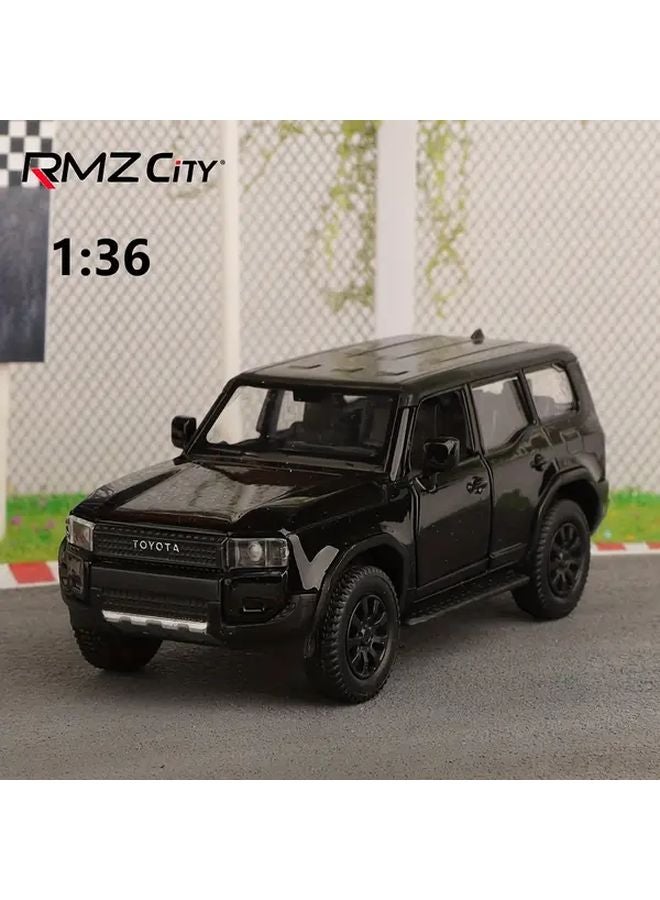 Toyota Land Cruiser 250 Blue Pull Back Die Cast Model Car Alloy Toy - Image 2