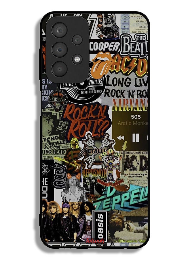Tolwak Samsung Galaxy A23 4G Protective Case Cover Long Live Rock N Roll - Image 1