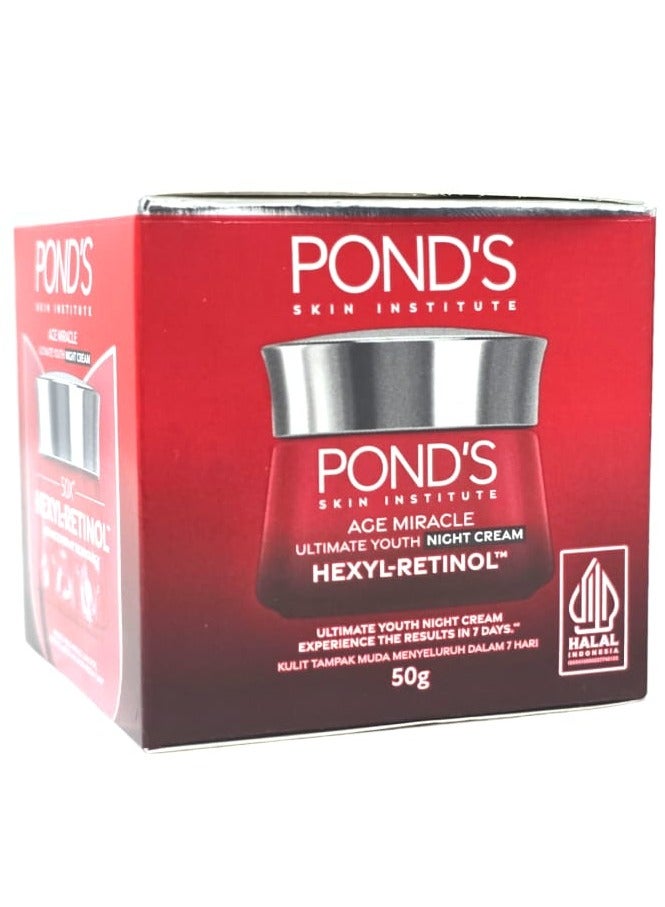 بوندس كريم إيج ميراكل ألتيميت يوث الليلي هيكسيل ريتينول 50 جرام - Image 1