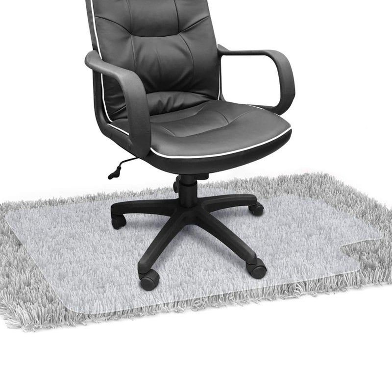 Carpet Protector Chair Mat Office Chair Mats for High Pile Carpet with Skid Resistant Studded Clear PVC Office Floor Protector for Home and Work Desk Thickening and Antislip Design