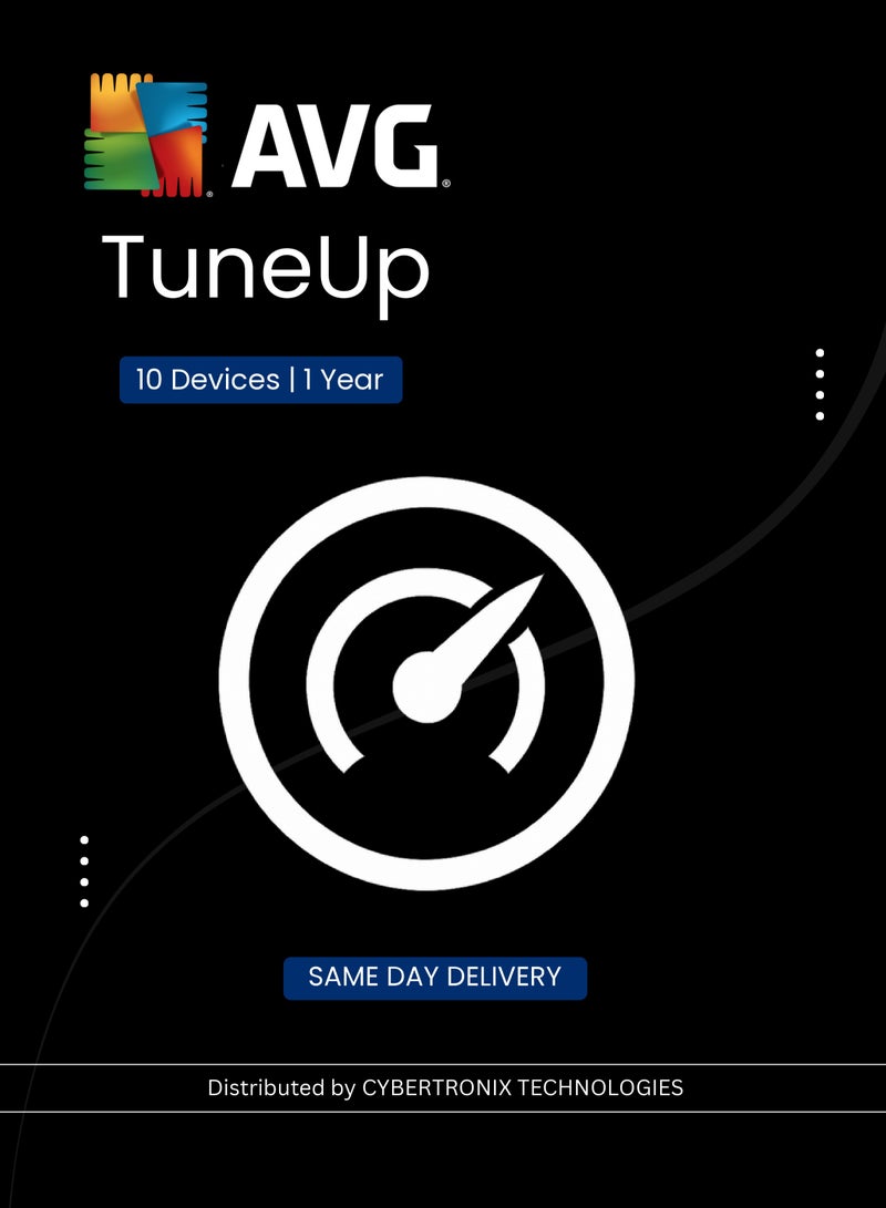 AVG AVG TuneUp | 10 Devices for 1 Year | Digital License | SAME DAY DELIVERY