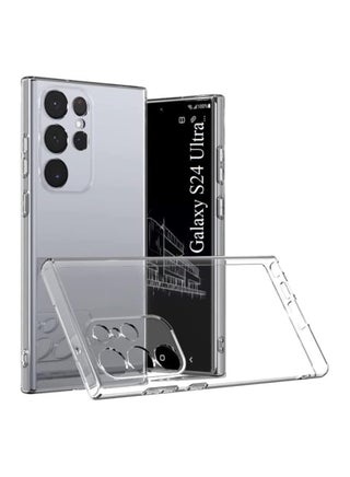 Samsung Galaxy S24 Ultra Clear Case Soft Flexible Silicone TPU Shockproof Transparent Rubber Back Cover With Camera Protection Compatible for Samsung Galaxy S24 Ultra - pzsku/Z101AC53D4D838C679366Z/45/_/1720575806/c6a3191d-dc5b-4519-a0ed-897f76000eb7