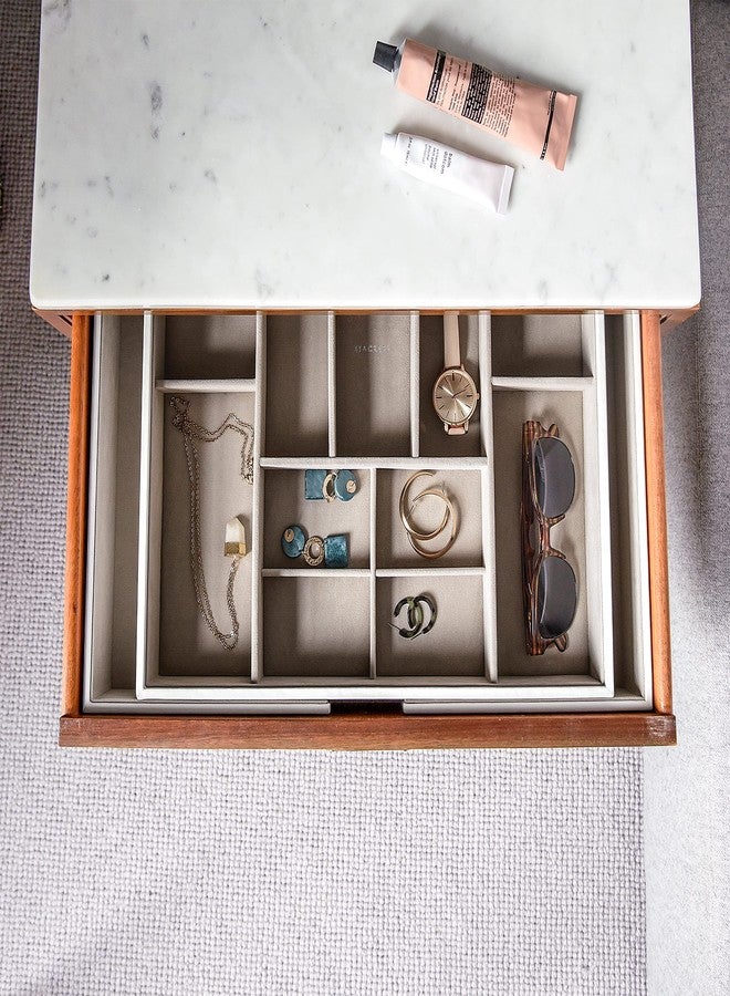 Stackers Drawer Jewellery Organiser Large | Jewellery Storage Organiser Box for Women - White - Image 2