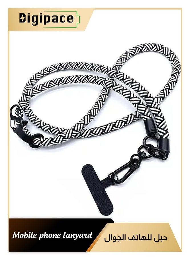 Digipace 120cm Cell Phone Lanyard, Crossbody Rope, Around the Neck Wrist Strap for Most Smartphone Case, Headset Keychain, Offices  - Image 1