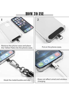 Digipace 120cm Cell Phone Lanyard, Crossbody Rope, Around the Neck Wrist Strap for Most Smartphone Case, Headset Keychain, Offices  - Image 4