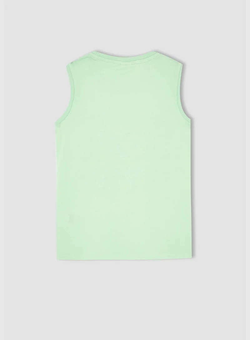 DeFacto Regular Fit Sleeveless Football Print Vest