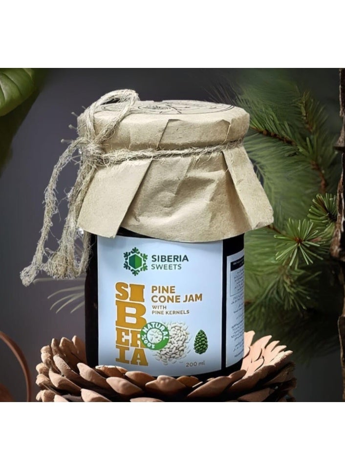 Siberia Sweets Pine Con Jam with Pine Kernels 200ml - Image 4