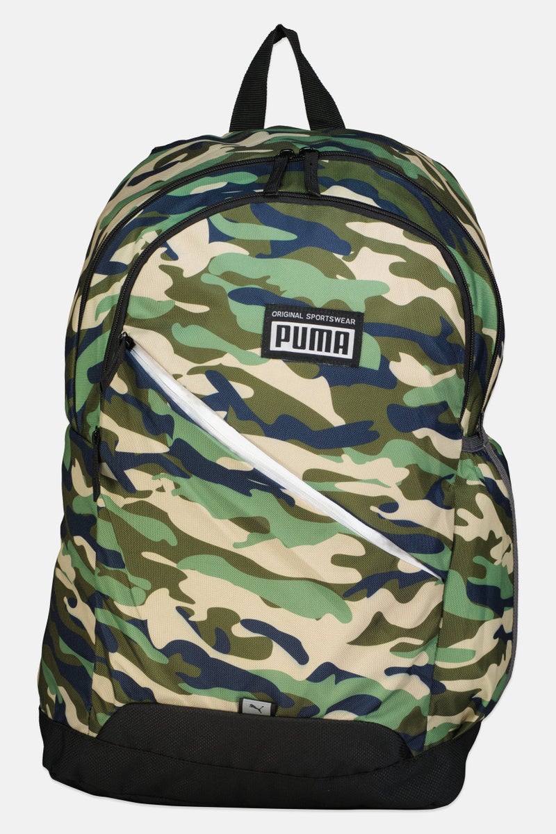 PUMA Men Camouflage Backpack, Multicolor - Image 1