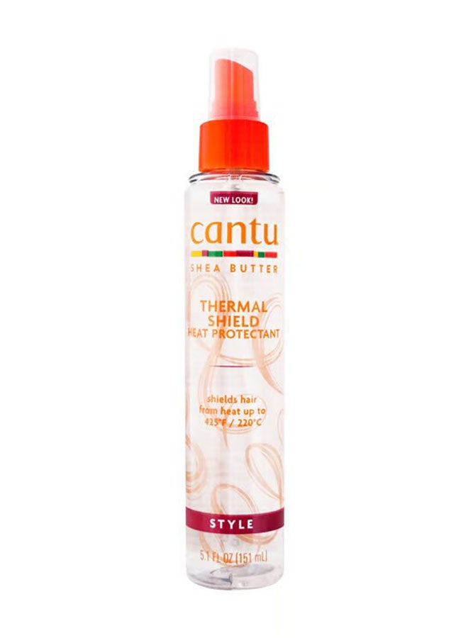 Cantu Thermal Shield Heat Protectant 151 ml - Shea Butter Formula Protects Hair up to 425°F, Gentle on Relaxed, Permed & Natural Hair Multicolour - Image 4