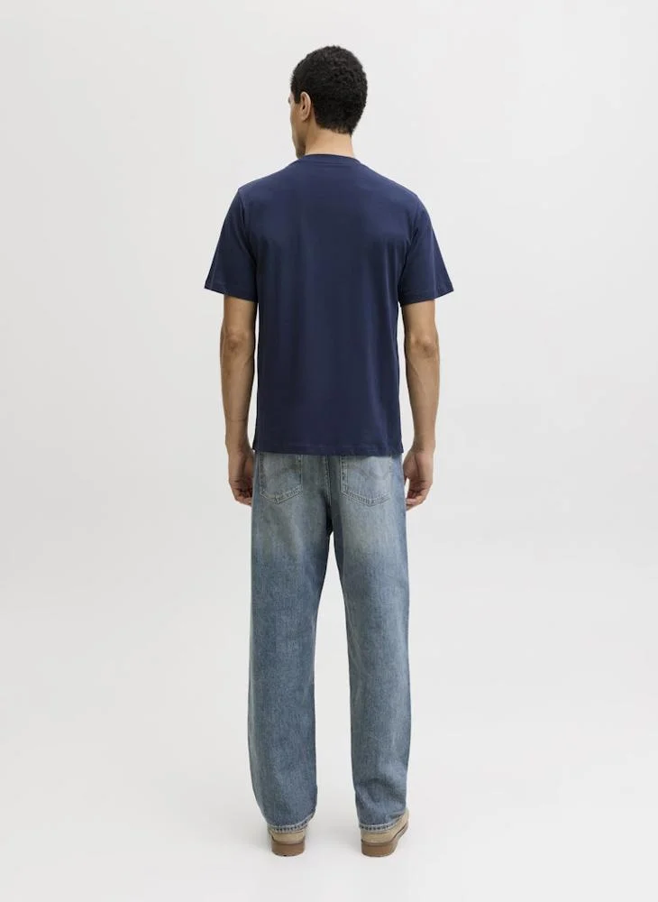 جاك اند جونز Graphic Crew Neck T-Shirt