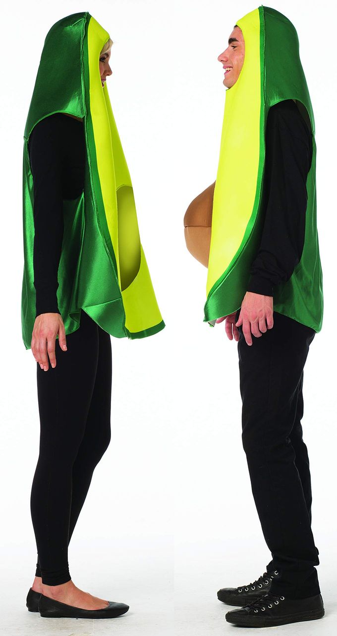 Rasta Imposta Avocado Couples 2 Piece Funny Costume Adult Mens Womens One Size Green - Image 5