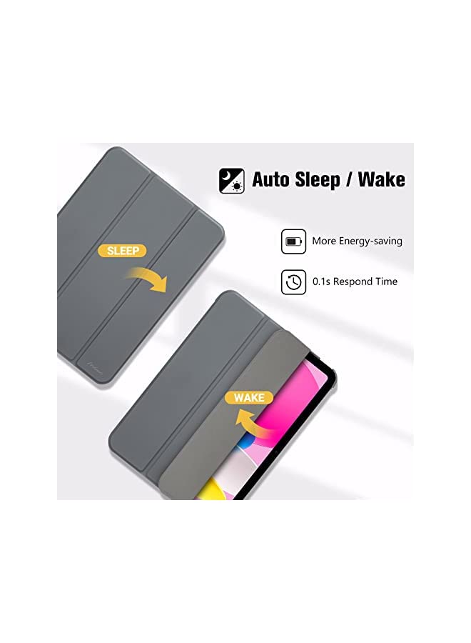 Procases ProCase for iPad 10th Generation Case 2022 iPad 10.9 Inch Case, iPad 10 Case Slim Stand Hard Shell Back Protective Smart Cover for 10.9” iPad 10th Gen 2022 Release -Grey - Image 5