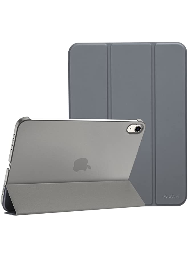 Procases ProCase for iPad 10th Generation Case 2022 iPad 10.9 Inch Case, iPad 10 Case Slim Stand Hard Shell Back Protective Smart Cover for 10.9” iPad 10th Gen 2022 Release -Grey - Image 1