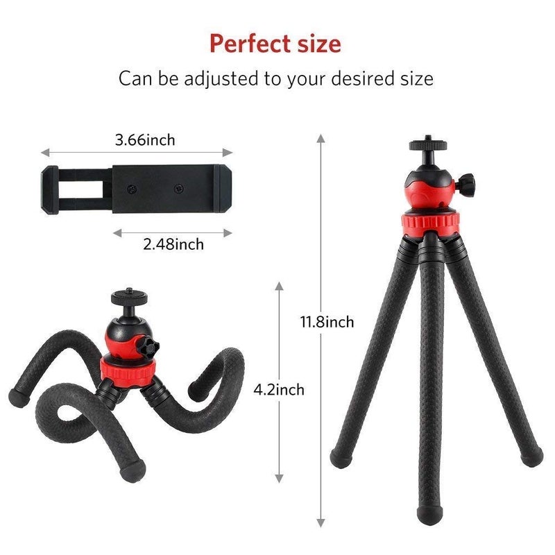 Adofys 12 inch Gopod Gorilla Tripod Stand for Mobile Phone and Camera Tripod for Video Recording Gorilla Tripod for Mobile vlogging - Image 5