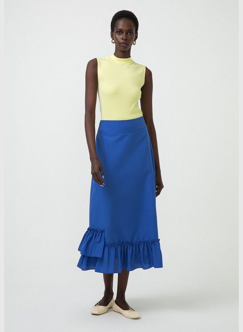 Touche FRILLED POPLIN SKIRT - Image 2