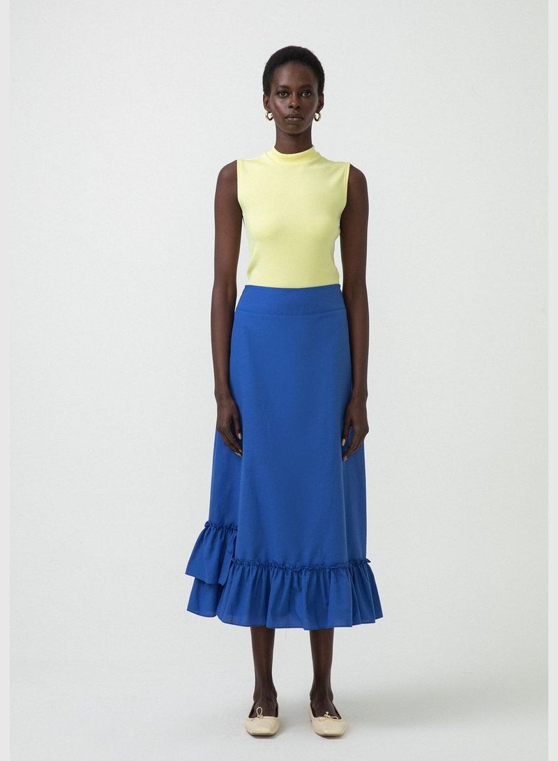 Touche FRILLED POPLIN SKIRT - Image 1